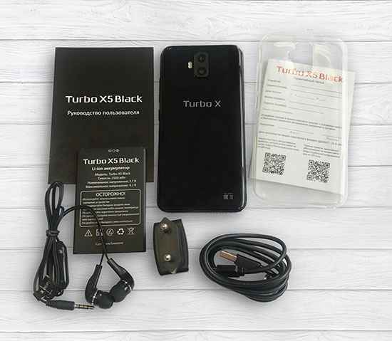 Обзор смартфона Turbo X5 Black 4G