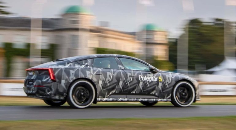 Polestar 5 дебютирует на Фестивале скорости в Гудвуде